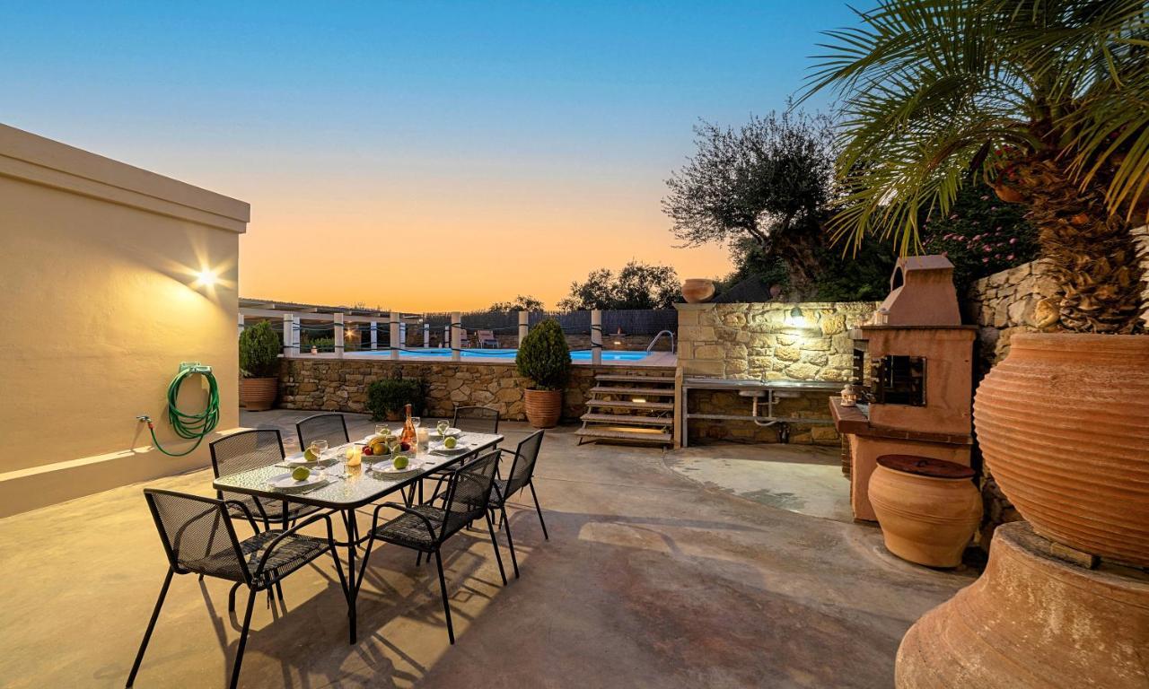 Cretan Kera Villa Heated Pool Exterior photo