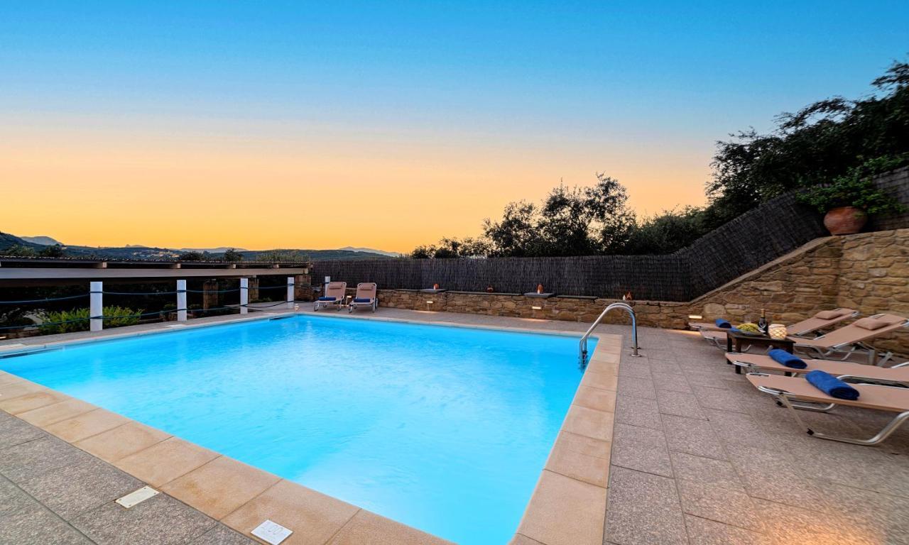 Cretan Kera Villa Heated Pool Exterior photo